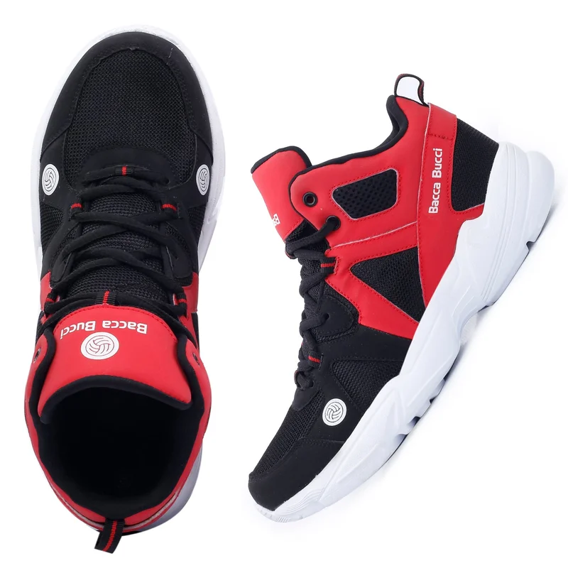 Bacca Bucci Red Caper High Top Shoes for Men | Best Price UAE